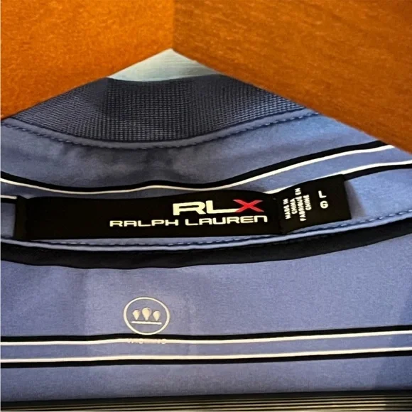 Ralph Lauren RLX Jersey Polo Shirt Carnoustie Gray quarter zip Size large - Picture 11 of 12